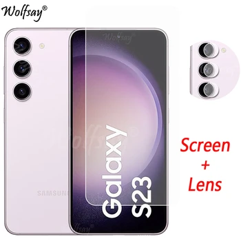 Objektív Protector Samsung Galaxy S23 Screen Protector Tvrdeného Skla Pre Samsung S23 Fotoaparát Sklo Na Samsung S23 Sklo