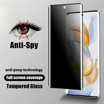 Ochrana osobných údajov Anti-Spy Tvrdeného Skla pre Huawei Honor 90 80 70 Pro UV Screen Protector pre Česť 90Pro 80SE 80Pro Anti Peeping Film