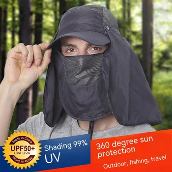 Outdoor Šport, Turistiku, Camping Clonu Klobúk UV Ochrana Tváre, Krku Kryt Rybárske Slnko Protcet Spp