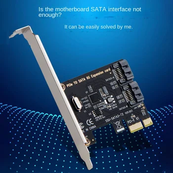 PCIE na SATA Karty PCI-E Adaptéra PCI Express SATA3.0 Converter 2-Portová SATA III 6 G Rozšírenie Radič Karty Adaptéra