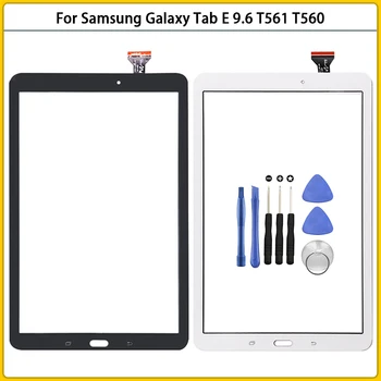 Pre Samsung Galaxy Tab E 9.6 SM-T560 SM-T561 T561 T560 Dotykový Panel Digitalizátorom. Snímač LCD Prednej dotykovej obrazovky Sklo Nahradiť