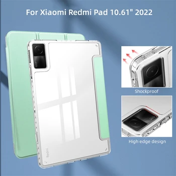 Pre Xiao Redmi Pad 2022 Prípade Jasne Pevného PC Zadný Kryt Funda Pre Xiao Redmi Pad Prípade 10.61 palcový Tablet Smart Case