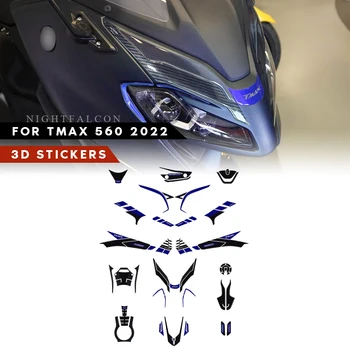 Pre Yamaha Tmax 560 TMAX 560 Príslušenstva Motocykel 3D Epoxidové Živice Nálepky Odtlačkový 3D Nálepka 2022 -