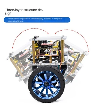 Programovanie Inteligentný Robot Bluetooth Auto Inteligentné Robotické Stavebnice Elektronické Príslušenstvo montážna sada Diaľkového Ovládania DIY Learning Kit