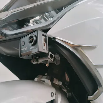 Prvý Pohľad Pod Svetlomety Konzola pre Upevnenie Kamery Držiak Pre Honda Gold Wing GL1800 F6B 2018-UP Motocykel Nehrdzavejúcej Ocele Gopro