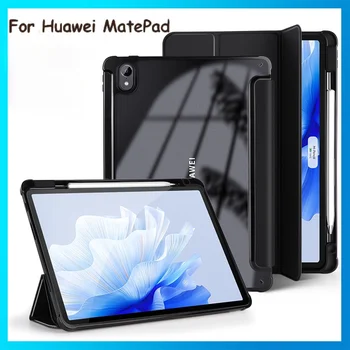 Prípad Pre Huawei MatePad 11.5 2023 BTK-W09 Stojan Smart Cover pre MatePad Vzduchu 11.5 11 2021 Akryl PU Kožené Kryt