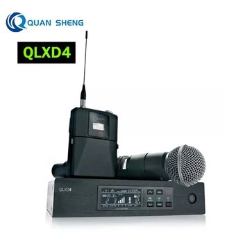 QLXD24/SM58 Digitálny Bezdrôtový Ručný Mikrofón Systém SM7B QLXD4 Bezdrôtový Mikrofón