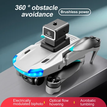 S138 Mini Drone 4K 8K Dual HD Kamera Prekážkou Vyhýbanie Optický Tok Polohy Striedavé RC Dron Skladacia Quadcopter Hračky