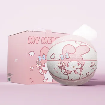 Sanrio Anime Moje Melódie Basketbalovú Loptu 7 Pu Ružová Dievča Kuromi Hello Kitty Cinnamoroll Kawaii Transformovať Cartoon Bábika Zápas Darček