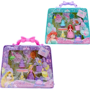 Skutočné Disney Mini Princezná Ariel Malá Morská Víla Aurora Predstierať, Že Hrať Deti Predstavujú Narodeniny Kolekcie Darček