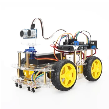 Starter Inteligentné Robotické Deti do Auta pre Arduino, DIY veľa Zábavy Vzdelávacie Plnú Verziu Kit +e-Ručné a Kódy
