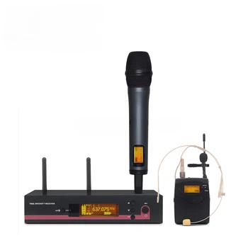 Top Kvalita EW135G3 EW 135 G3 Profesionálne UHF Bezdrôtový Mikrofón Systém s EW100 Prijímač Mikrofón E835 & Klope Headset
