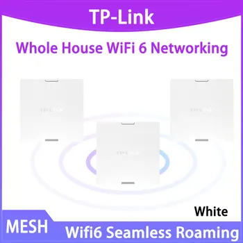TP-Link Domov 11ac 6 WiFi Bezdrôtové Pokrytie 160MHz vysokorýchlostné AX3000Mhz Bezšvíkové Roaming Router OKA Hotspoty XAP3000GI-Biela