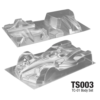 TS003 1/10 Tamiya TC-01 Jasné, Lexan karosérie Sada