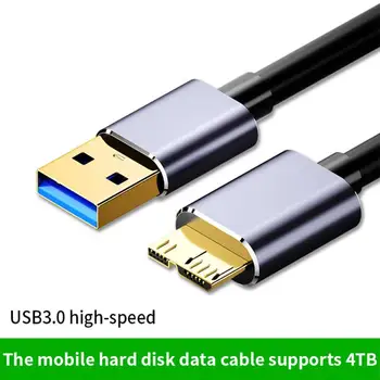 USB 3.0 Micro USB 3.0 Kábel, HDD Hliníkovej Fólie Kovové Pletená uzemňovacieho SSD Sata Kábel Pre Samsung pevné Disky