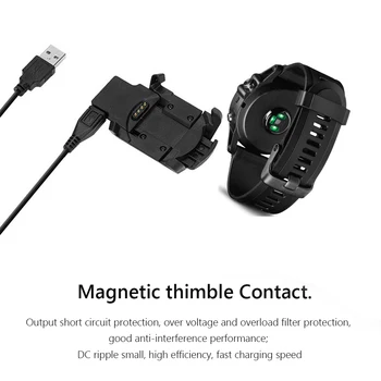 USB Rýchle Nabíjanie Kábel Pre Garmin Fenix 3/Fenix 3 HR Smart hodinky Nabíjačka, Klip Napájanie Stanice Príslušenstvo