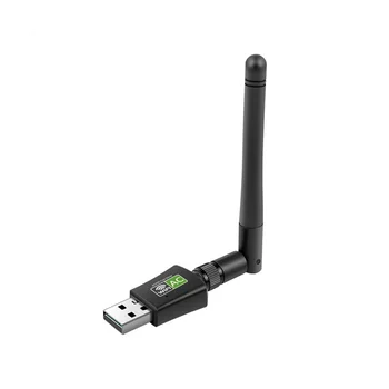 USB Wifi Adaptér 600Mbps Dual Band 2.4 G 5 ghz Anténa USB, Lan Ethernet PC AC Wifi Prijímač Bezdrôtového Adaptéra Sieťová Karta