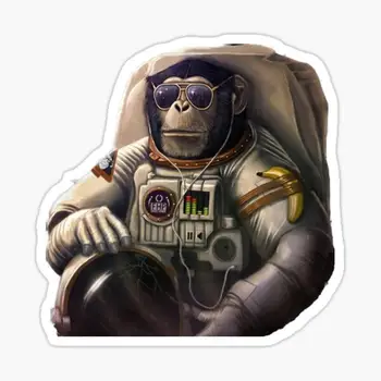 Vtipné Astronaut Priestor Opice Nálepka na Notebook Dekor Spálňa Auto Roztomilý Kreslený Umelecké Módne Verejného Kufor