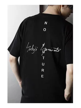 Yohji Yamamoto Tshirts 2024 Letné Módne Značky Príčinné pánske T-shirt Vysoko Kvalitné Voľné Bavlna Krátky Rukáv Topy Pre Mužov